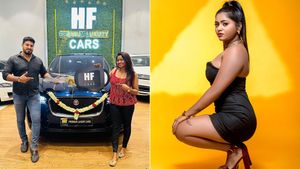 ஜாகுவார் காரை வாங்கிய ஷாலுமா.. காரோட விலையை கேட்டு தூக்கி வாரி போட்ருச்சு! 'ஓ இப்படிதான் காரை வாங்கினாங்களா'..