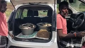 தந்தை மீன் விற்பதற்காக இவ்ளோ காஸ்ட்லியான காரா! இப்படி ஒரு மகன் கிடைக்க குடுத்து வெச்சுருக்கணும்!