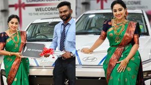 இன்ஸ்டாகிராம் மூலம் பிரபலமானவர், இன்று விலைமிக்க ஹூண்டாய் காருக்கு ஓனர்! இளம் சீரியல் நடிகையின் அபரித வளர்ச்சி
