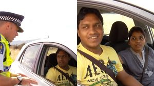 தேனிலவுக்கு சென்ற இந்திய இளம் ஜோடி!! போலீஸாரிடம் சிக்கியது எதனால்? கணவர் போட்ட தப்புக் கணக்கு!