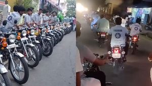 யமஹா டீ-சர்ட்டை கொடுத்து மயக்கிட்டாங்க!! 200 பைக்குகளில் இளைஞர்கள்... திமுக எம்.எல்.ஏ துவங்கி வைத்த ஊர்வலம்!