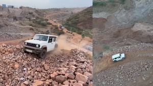 இது காரா இல்ல அரக்கனா.. என்னங்க ரோடே இல்லாத பாதையில எல்லாம் இந்த காரு இவ்ளோ சூப்பரா போகுது!