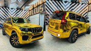 இந்தியாவின் முதல் தங்க நிறம் கொண்ட ஸ்கார்பியோ!.. இந்த கலரும் அதுக்கு செம்ம எடுப்பா இருக்கு!