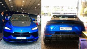 காரையும், காருக்குள் வந்தவரையும் பார்த்து ஷாக்கான கிரிக்கெட் உலகம்.. இந்த காரை அவ்வளவு சுலபமா பாக்க முடியாது!