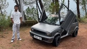 மாருதி 800 காரை இப்படி கூட மாற்றிக் கொள்ளலாமா? லம்போர்கினி கார்களுக்கு டஃப் கொடுக்கக்கூடிய ஸ்டைல்!!