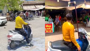 எனக்கு வேற வழி தெரியல ஆத்தா... வட இந்தியாவை புரட்டி போடும் வெயில் - போலீஸ் கொத்த தூக்க போறாங்க!!