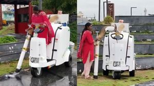 மூட்டை பூச்சியை கொல்லும் நவீன மிஷின் போல கோவையில் குப்பையை அள்ள வந்த இந்த மிஷினை பாத்தீங்களா?