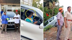 நீதாம்மா டிரைவரு, உன்னைய வெச்சி தான் ஓட்டனும்... ஷோரூமில் ஒரே அசிங்கமா போய்டுச்சி!!