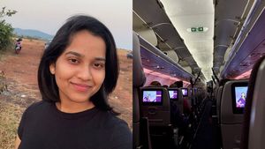 டாடா இல்லைனா இது சாத்தியம் இல்ல! விமானத்தில் இளம்பெண் அடைந்த அனுபவம்!!