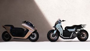 ரொம்ப லென்த்தான உருவம் கொண்ட இ-ஸ்கூட்டர்.. இவ்ளோ நீளமா இருப்பத பாத்தா மூனு என்ன நாளு பேரே போலாம் போலையே..