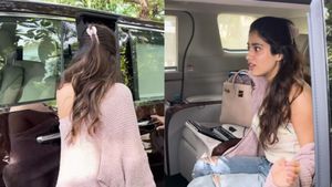 அவங்க அம்மாவை அப்படியே உரிச்சு வெச்சிருக்காங்க! 3 கோடி ரூபா கார்ல போகும் இவங்களை அடையாளம் தெரியுதா?