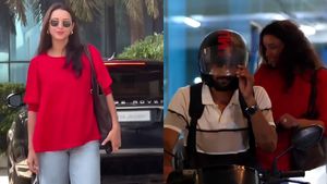 30 கோடி ரூபா சொத்துக்கு ஓனர்னு சொன்னா சத்தியமா நம்ப முடியல! நடிகையை பைக்கில் அழைத்து சென்றவர் யாராக இருக்கும்?