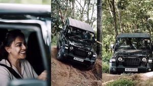 34 வயது நடிகைக்கு இதுதான் முதல்முறையாம்! மஹிந்திரா வாகனம் மட்டும் இல்லைனா இது சாத்தியமாகி இருக்காது!!