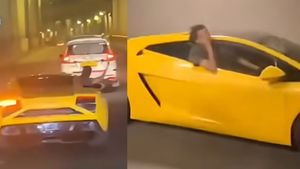 லம்போர்கினி கார் வைத்திருந்தால் உங்களுக்கு கொம்பு முளைச்சி இருக்கா? வெச்சி செஞ்சிவிட்ட போலீசார்!!