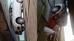  சாவை பக்கத்தில் பாத்துட்டு வந்திருக்காரு! கார் கவிழ்ந்தும் அதிசயமாக உயிர் தப்பிய டிரைவர் 