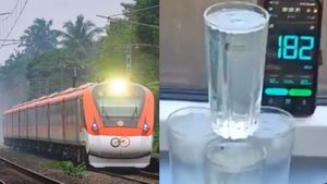 இப்ப வர சொல்லு சீன இரயில்களை... ஒரு துளி நீர் கூட சிந்தல!! வந்தே பாரத் இரயில்களில் இது வேற ரகம்