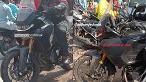 சாலையில் சென்றவர்களுக்கு இது என்ன பைக்னே புரியல! டிவிஎஸ் உருவாக்குதுனு சொன்னா நம்ப முடியுதா?