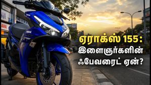 Yamaha Aerox 155-ன் டாப் 5 ஸ்போர்ட்டி அம்சங்கள்! ஏன் இளைஞர்கள் விரும்புகிறார்கள்?