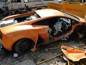 Lamborghini Accident Lamborghini Accident