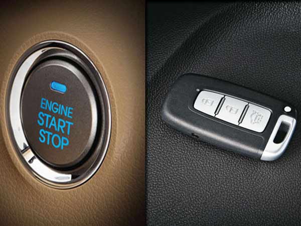 ஸ்மார்ட் கீ மற்றும் புஷ் பட்டன் ஸ்டார்ட்: 