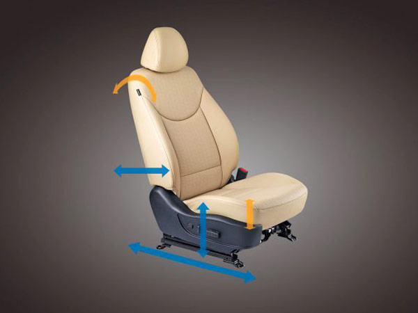 பவர் அட்ஜெஸ்டபிள் டிரைவர் இருக்கை: 