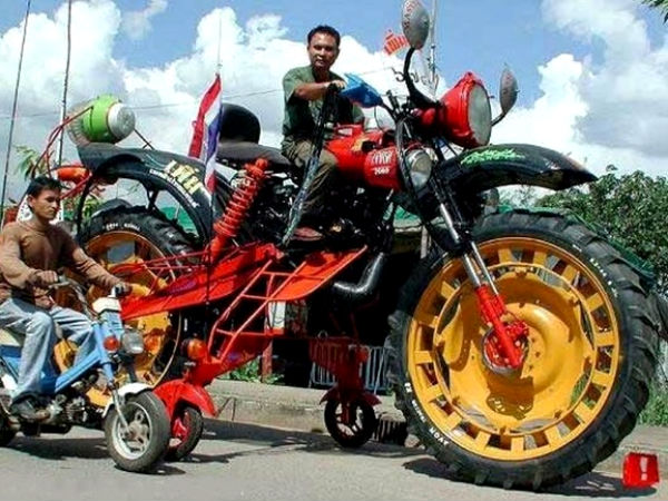 உலகின் விசித்திர பைக்குகள்