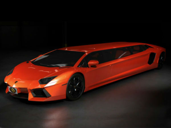 லிமோ அவதார்த்தில் லம்போ சூப்பர் கார்