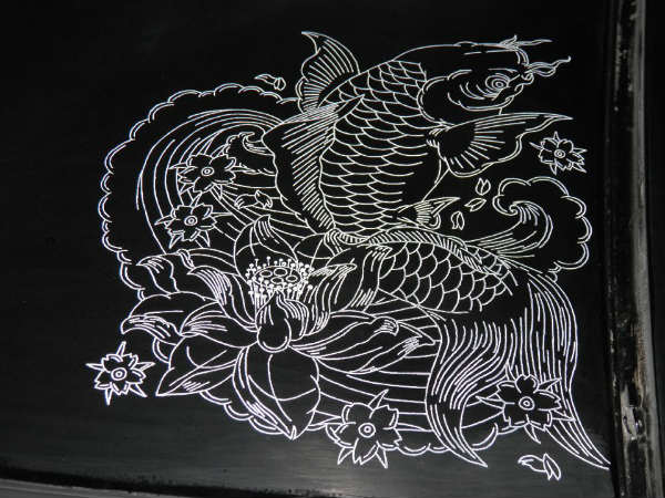 காரில் ஸ்க்ராட்ச் ஓவியம்