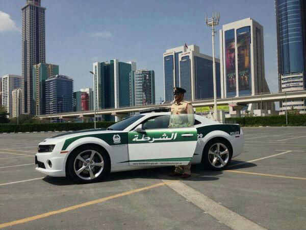 துபாய் போலீசின் கார் கலெக்ஷன்