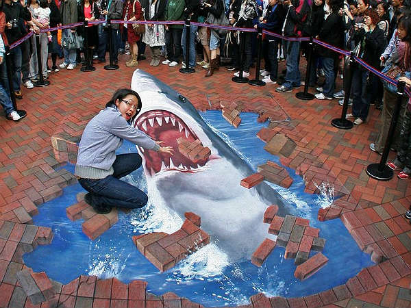 அசத்தலான 3டி ஓவியங்கள்