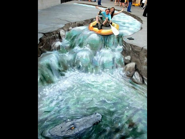 அசத்தலான 3டி ஓவியங்கள்