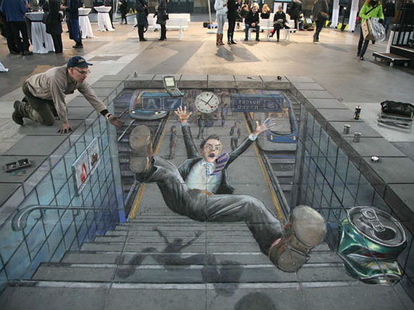 அசத்தலான 3டி ஓவியங்கள்