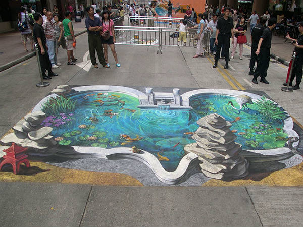 அசத்தலான 3டி ஓவியங்கள்