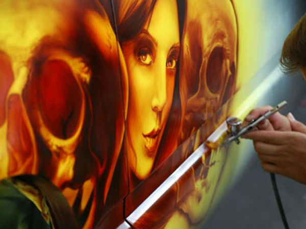 ரசிக்க வைக்கும் கார் ஓவியங்கள்