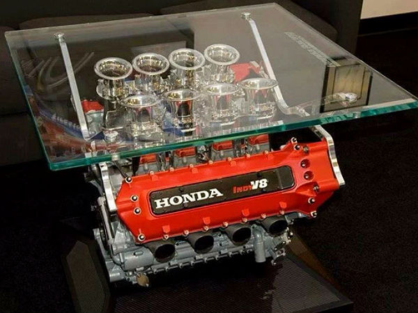 கார் எஞ்சின் காபி மேஜைகள்