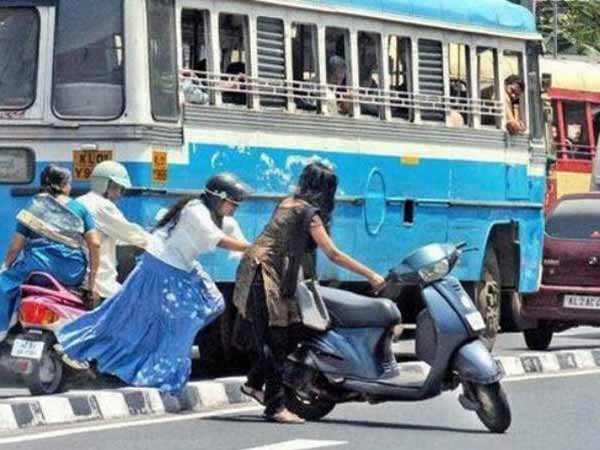 இந்திய சாலைகளின் விதிமீறல் சுவாரஸ்யங்கள்!