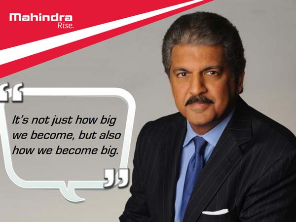 பணக்காரர்கள் பட்டியலில் ஆனந்த் மஹிந்திரா; 