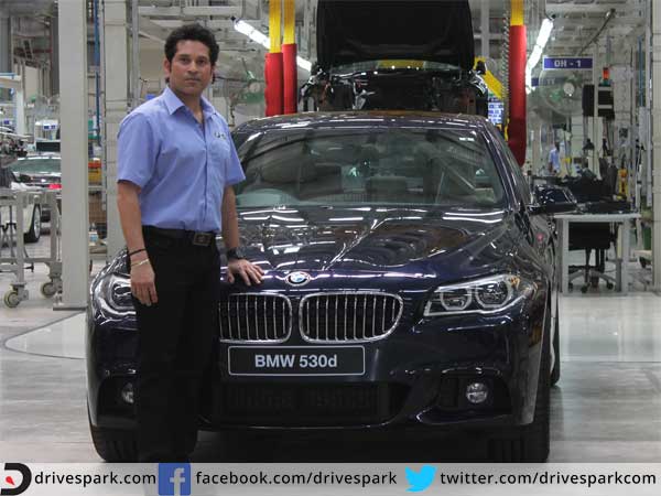 சச்சின் டெண்டுல்கர் - பிஎம்டபிள்யூ