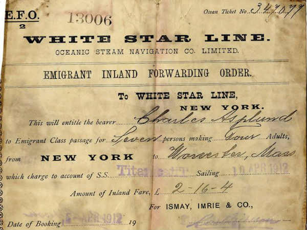 டைட்டானிக் டிக்கெட்