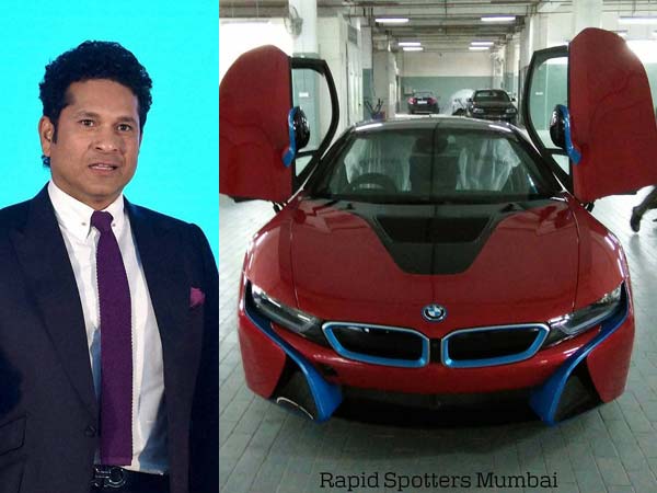 பிஎம்டபிள்யூ ஐ8 காரை கலக்கலாக மாற்றிய சச்சின் டெண்டுல்கர்!