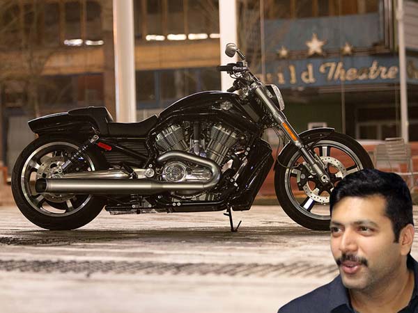 ஜெயம் ரவிக்கு பிறந்தநாள் பரிசாக கிடைத்த ஹார்லி டேவிட்சன் பைக்!