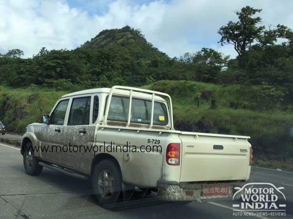  புதிய தலைமுறை ஸ்கார்ப்பியோ பிக்கப் டிரக்: ஸ்பை படங்கள்!