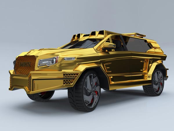  டொனால்டு டிரம்ப் மனதை கவருமா இந்த தங்க நிற கவச வாகனம்!