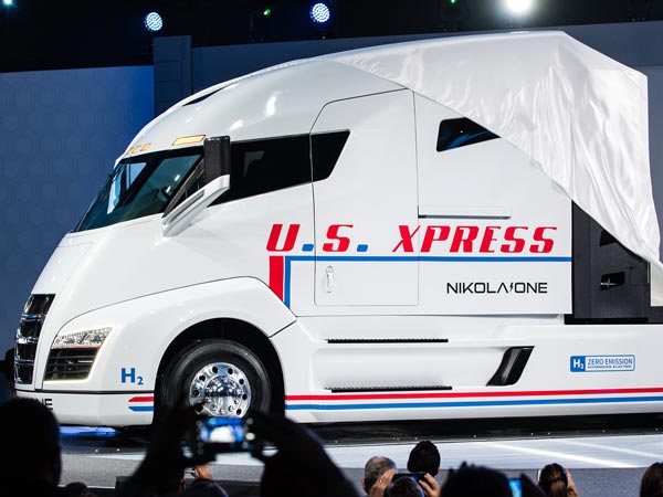 ஹைட்ரஜனில் இயங்கும் நிகோலா டிரக் அறிமுகம்!