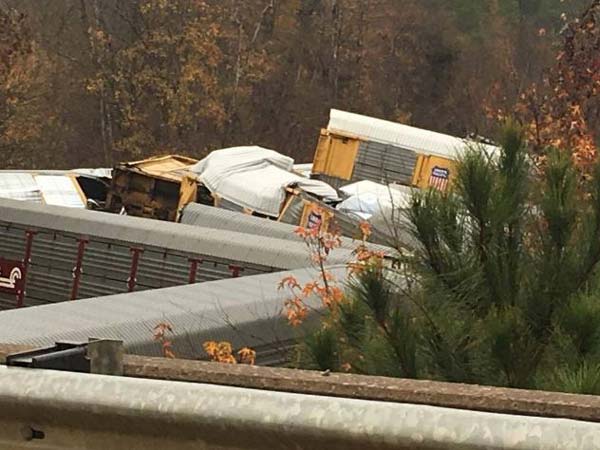  ரயில் தடம்புரண்டு விபத்து: எடுத்து செல்லப்பட்ட பிஎம்டபிள்யூ கார்கள் சேதம்!