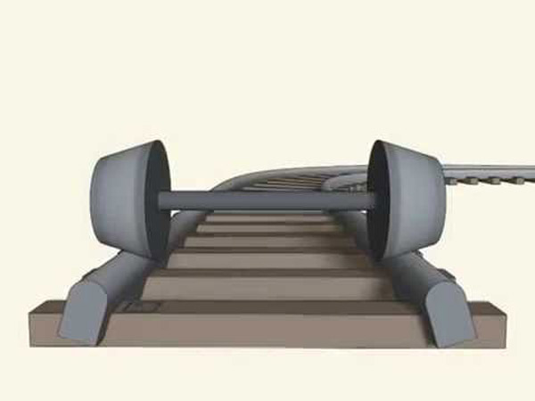 வளைவில் திரும்பும்போது ரயில்கள் கவிழாமல் செல்வதற்கான காரணம்?