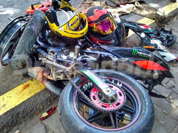 2 பைக்குகள் நேருக்கு நேர் மோதியதில் இளைஞர் பலி