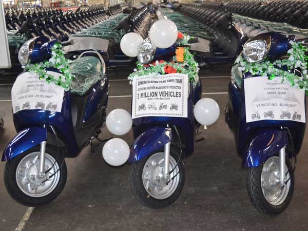 உற்பத்தி அளவில் சுசுகி நிறுவனம் புதிய சாதனை