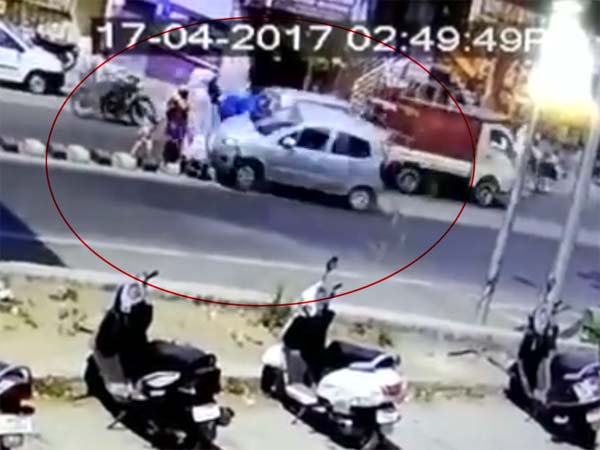 கார் ஓட்டி 5 பேரை தூக்கிய பெண்ணுக்கு ஒரு மணிநேரத்தில் ஜாமீன்... 