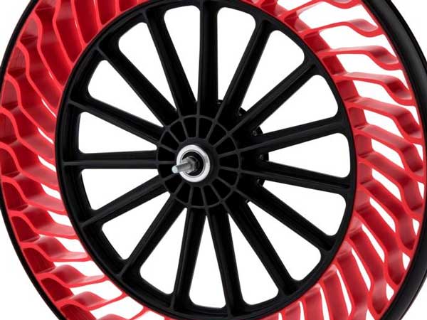 பிரிட்ஜ்ஸ்டோன் நிறுவனத்தின் காற்றற்ற டயர்கள்